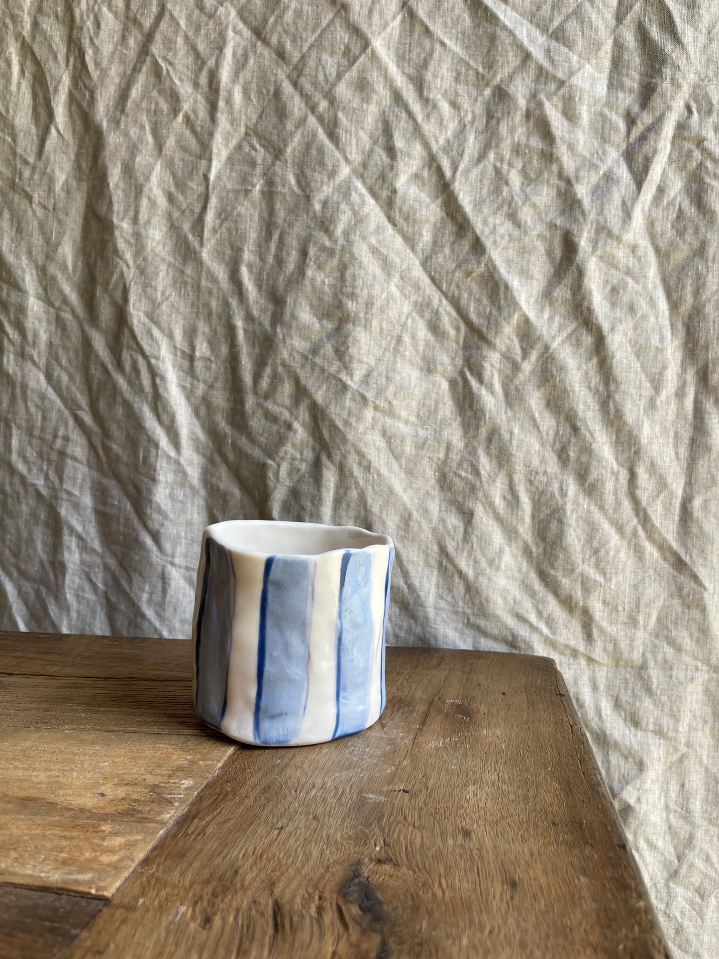 Tumbler - Light Blue Stripes