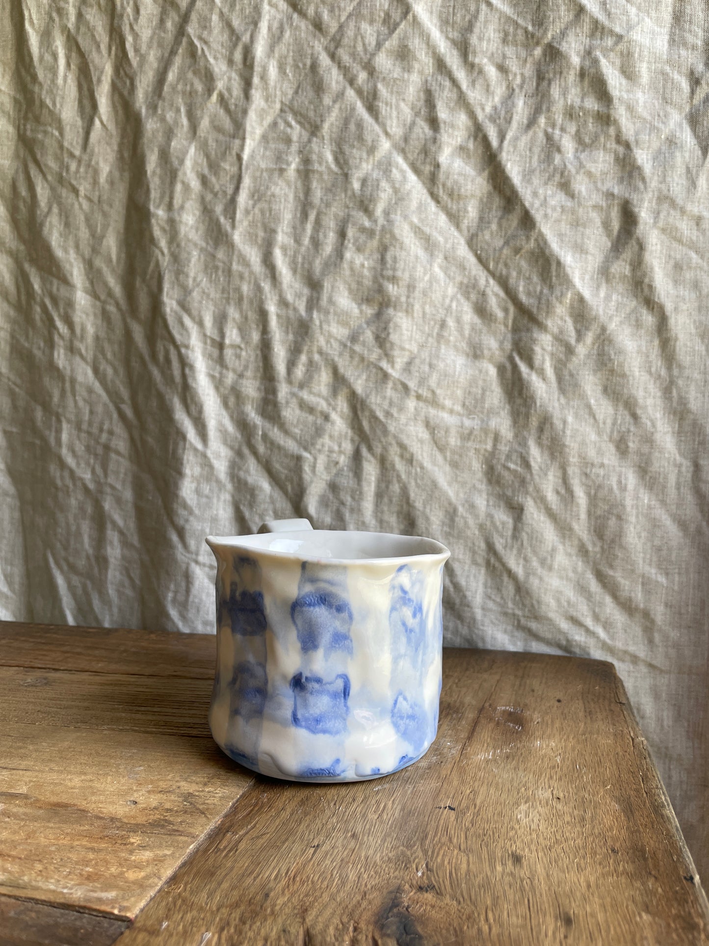 Porcelain Mug - Melty Gingham