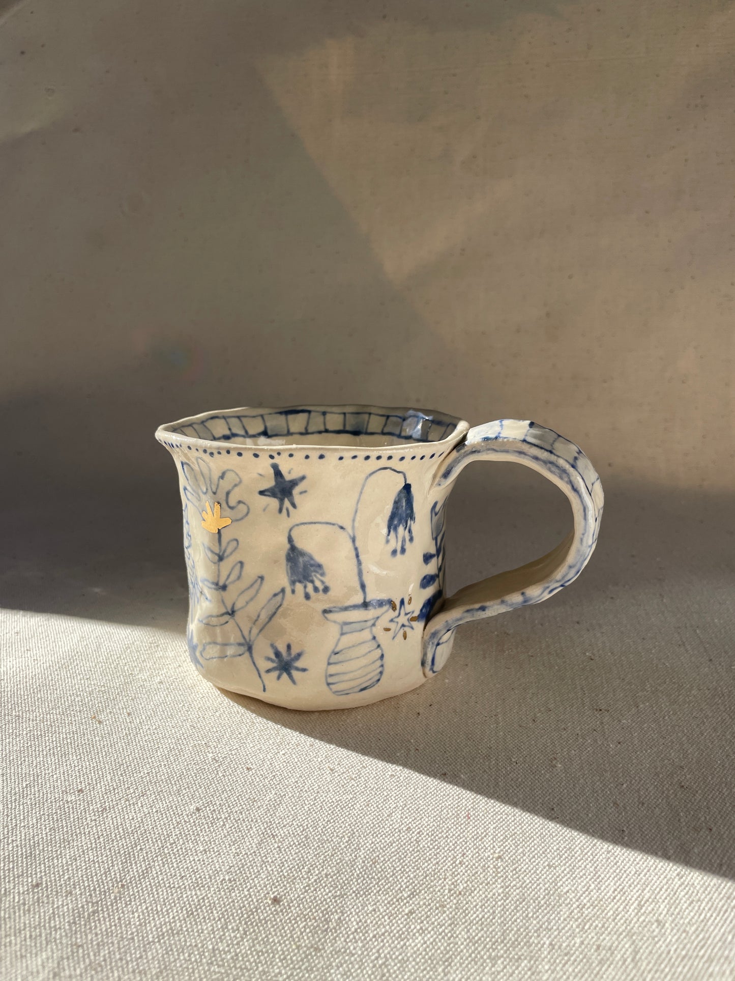 Doodle Mug - The Heron and the Snake