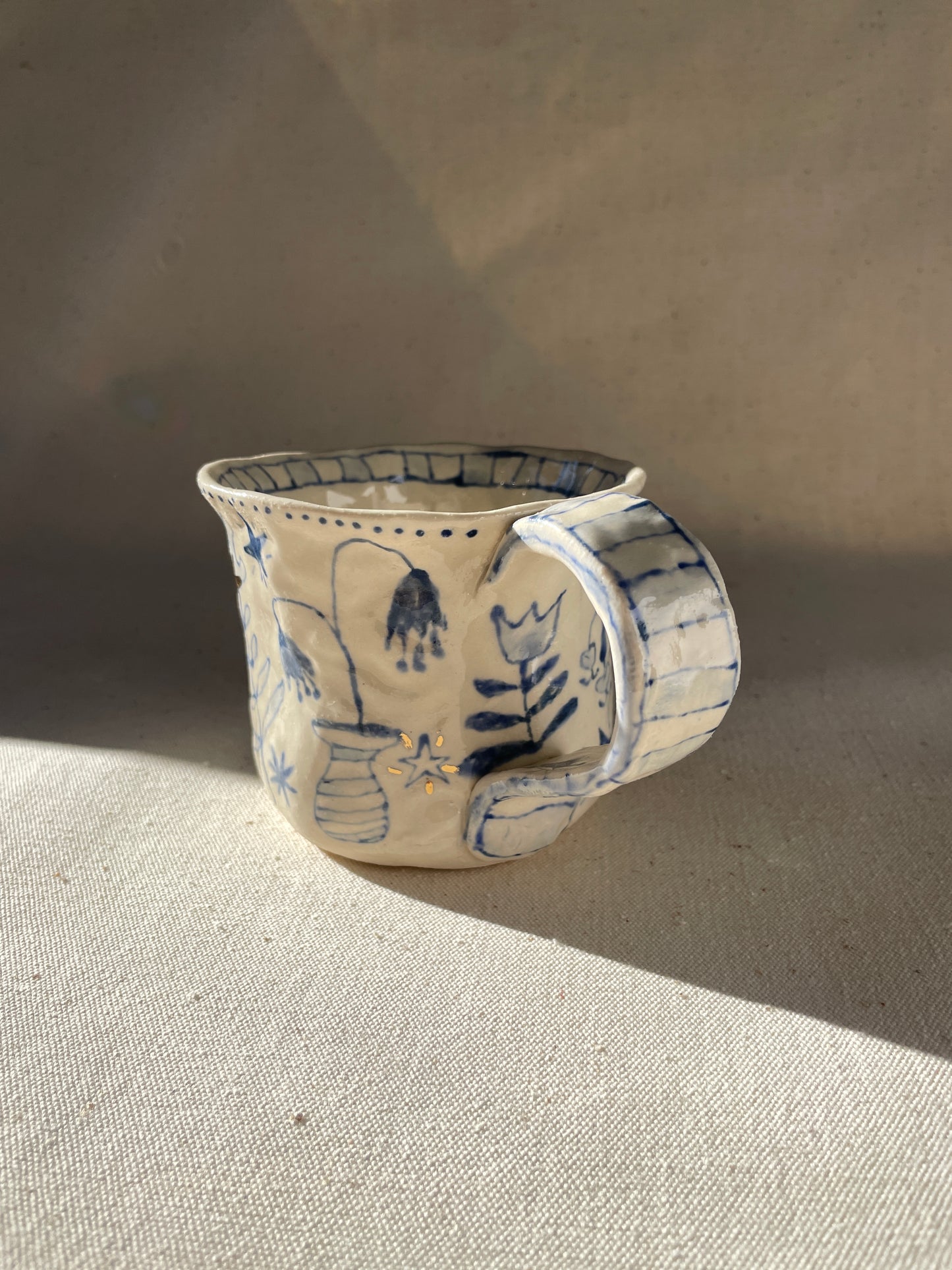 Doodle Mug - The Heron and the Snake