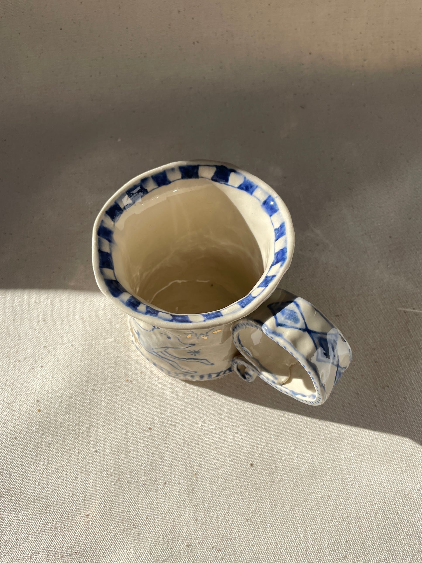 Doodle Mug - The Dragonfly and the Hare