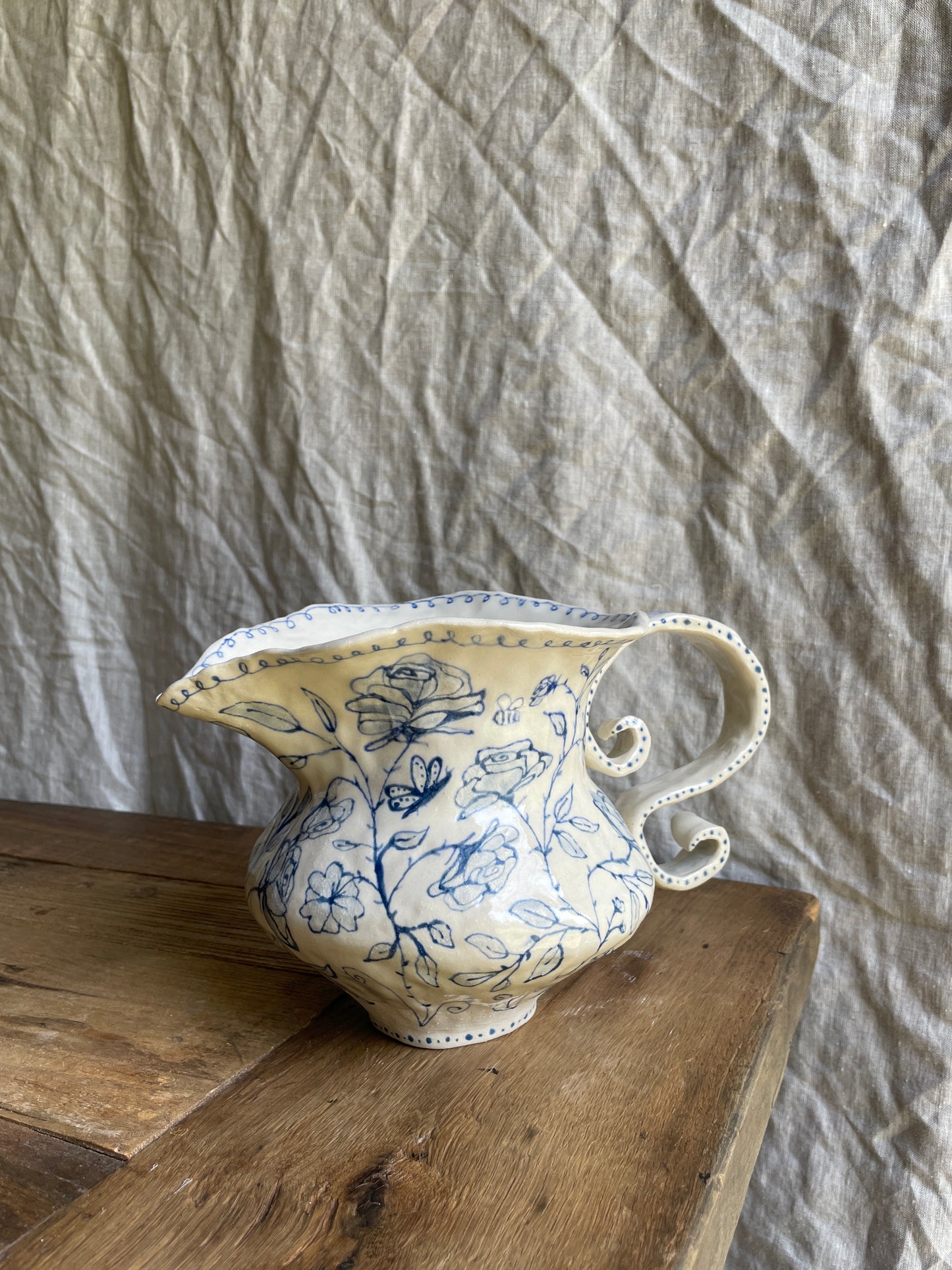 Floral Fairy Pitcher - Rose Garden
