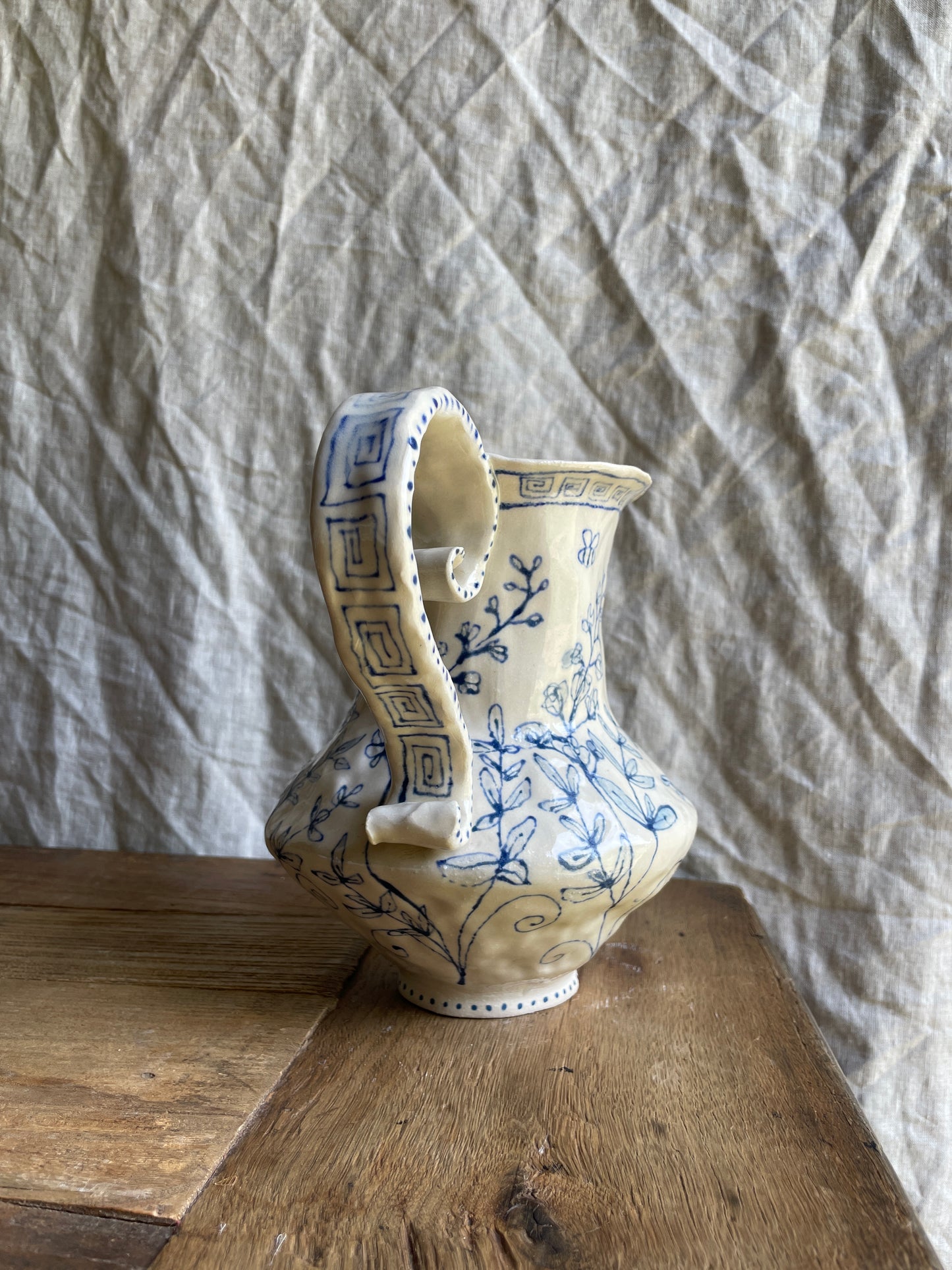 Floral Fairy Pitcher - False Indigo