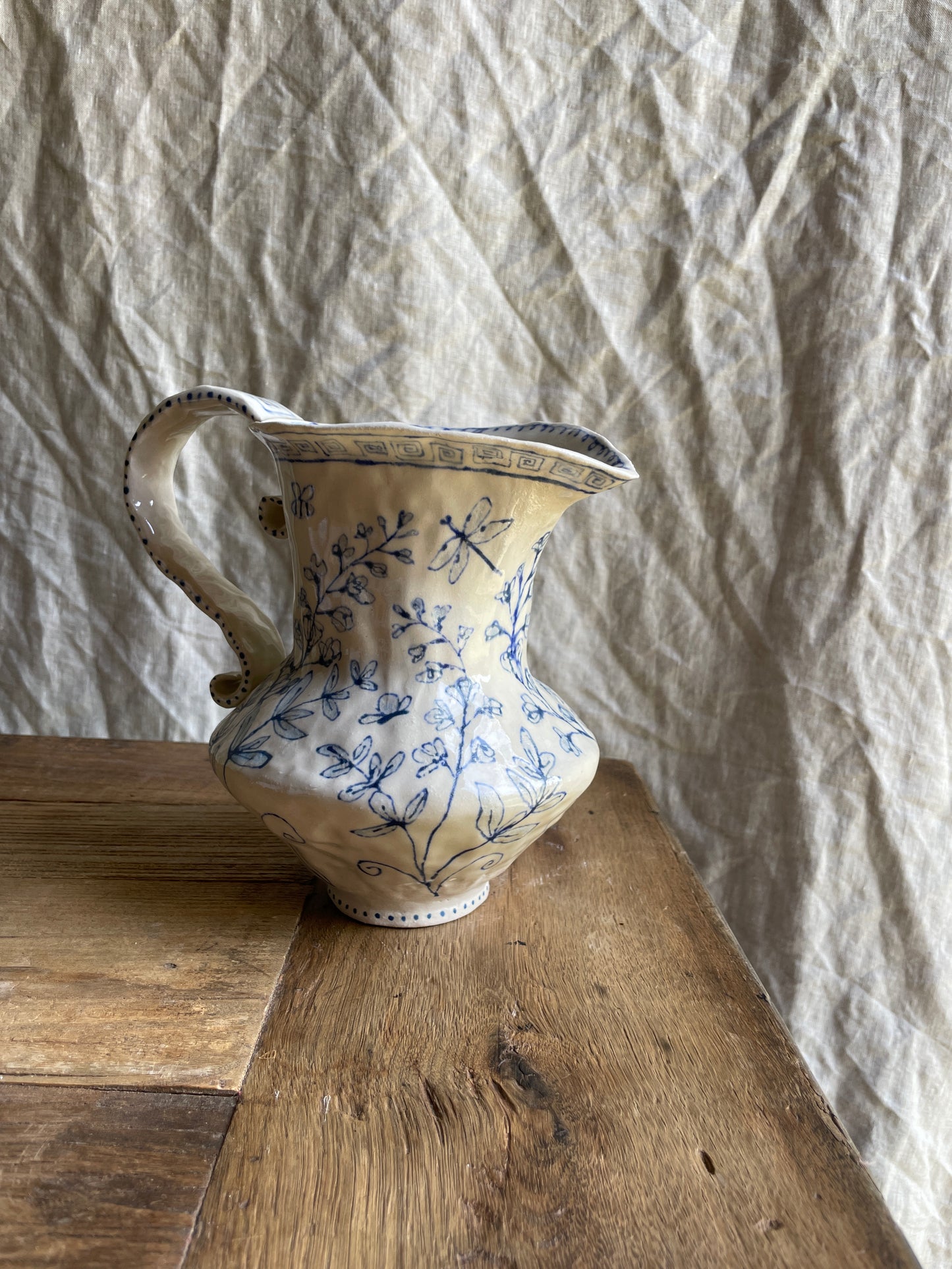 Floral Fairy Pitcher - False Indigo