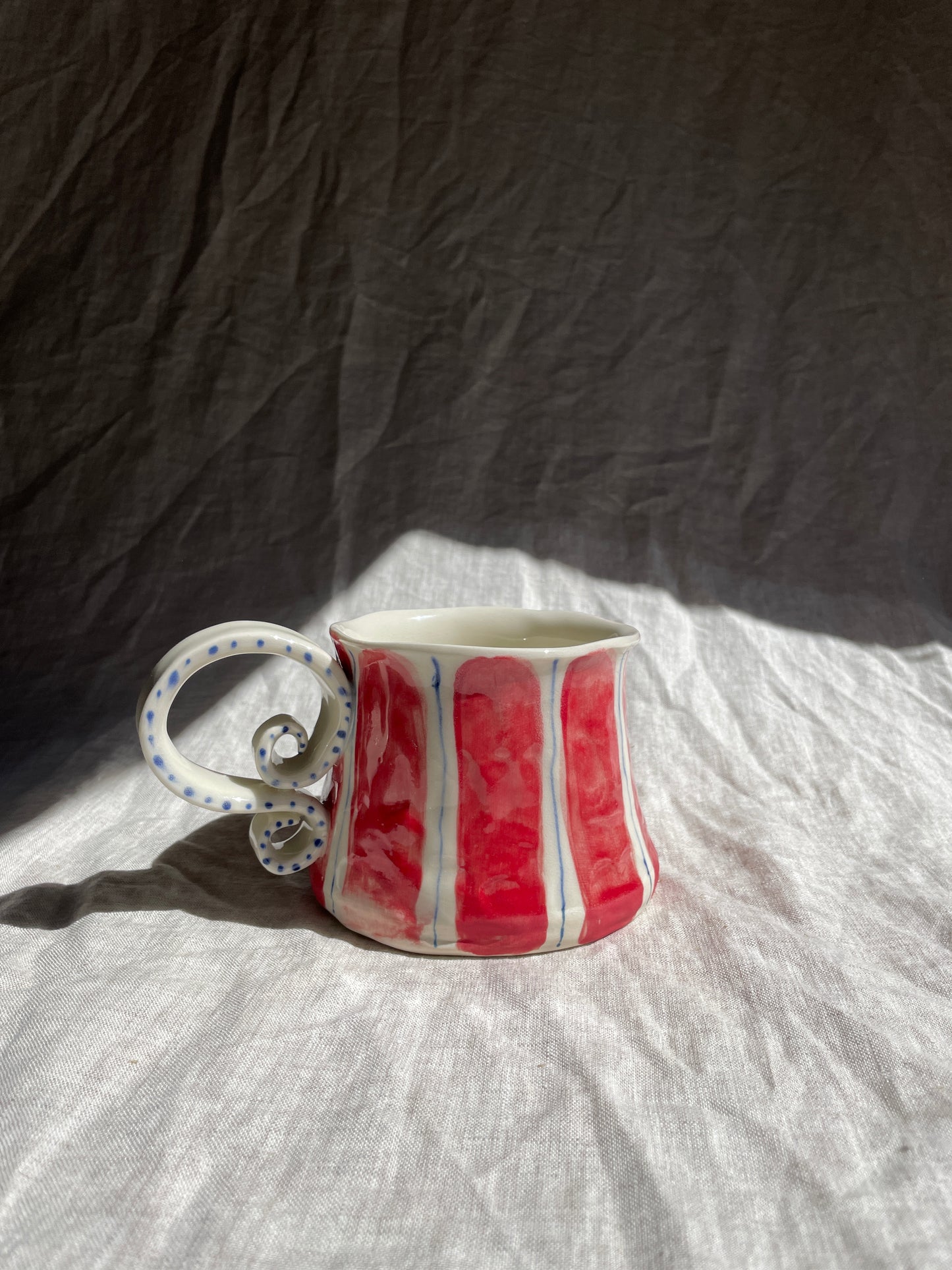 Mug - Red Pinstripe