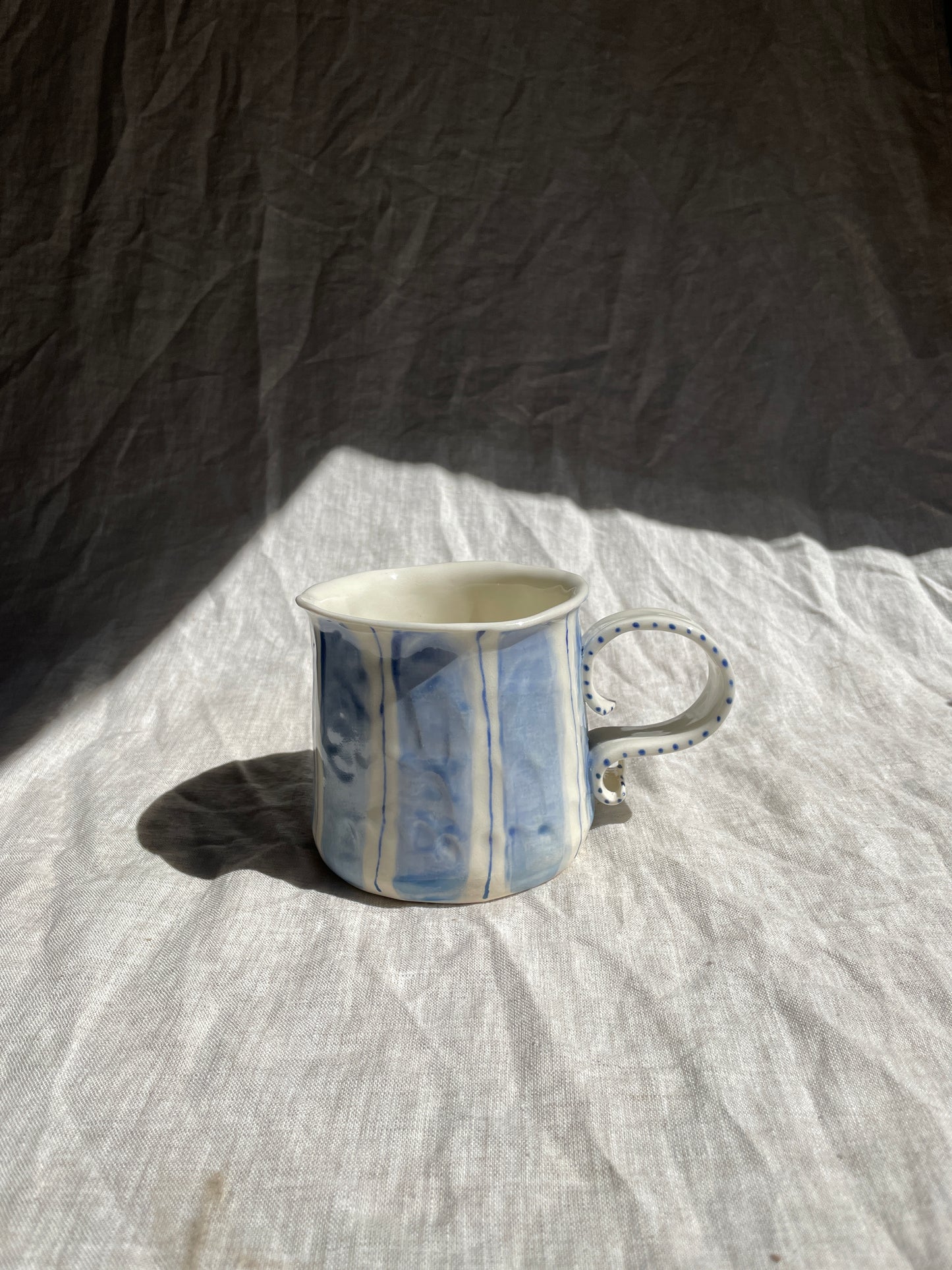 Mug - Blue Pinstripe