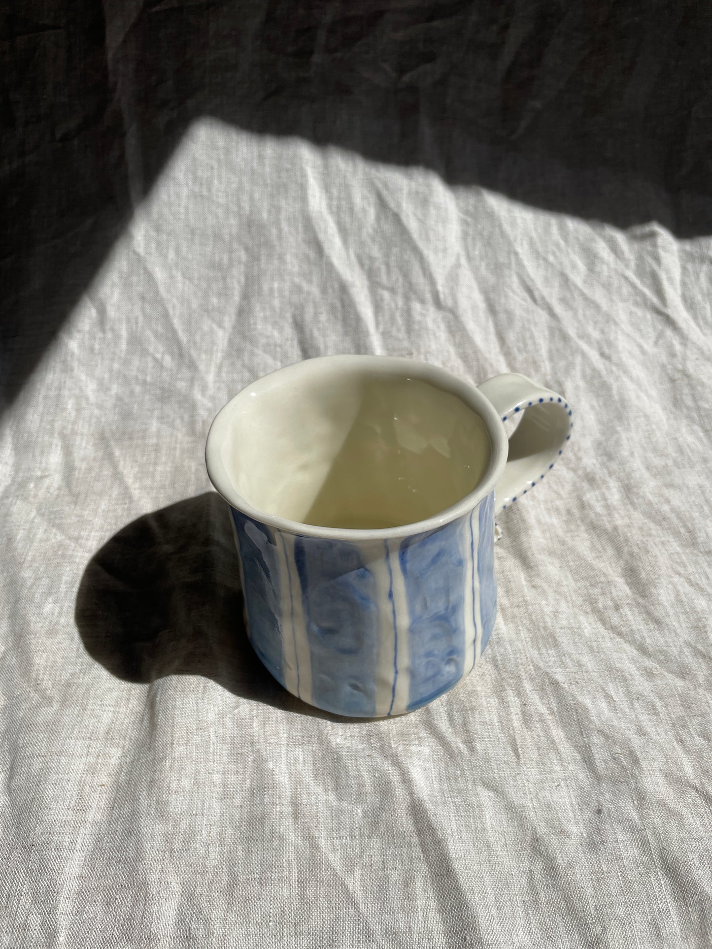 Mug - Blue Pinstripe