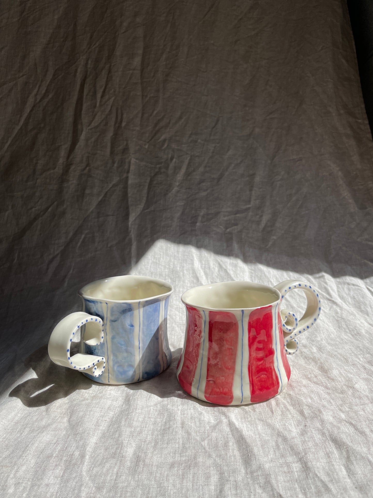 Mug - Red Pinstripe