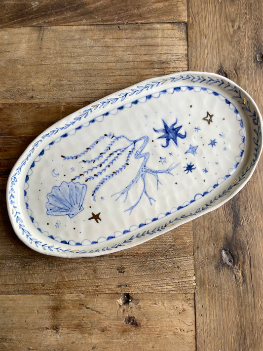 Large Serving Platter - Cosmic Willow