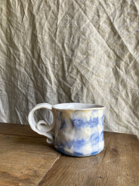 Porcelain Mug - Melty Gingham