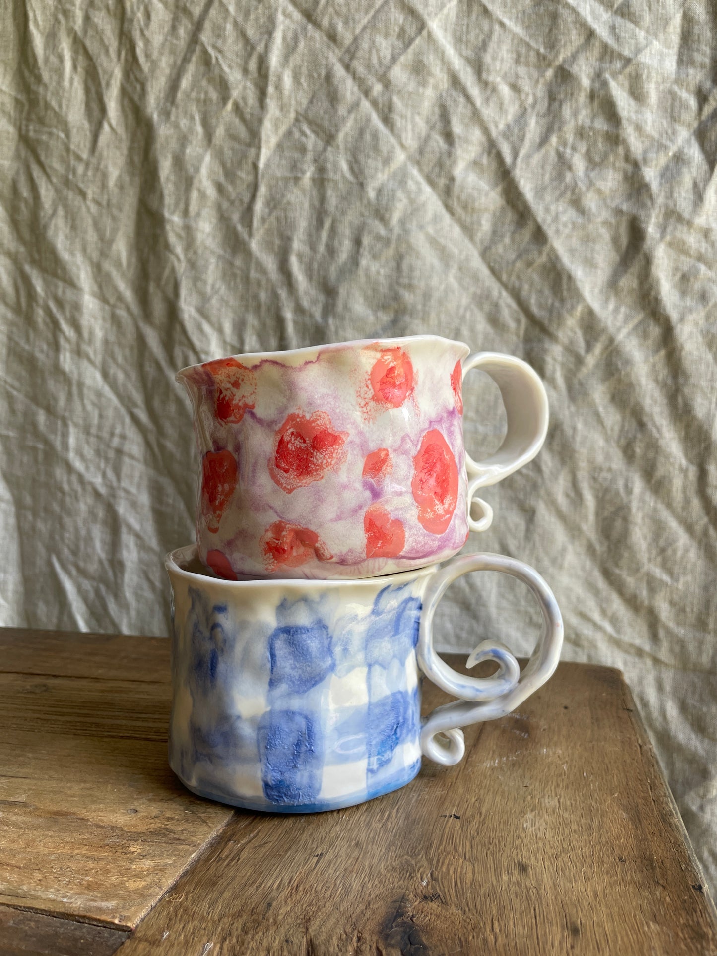 Porcelain Mug - Melty Dots