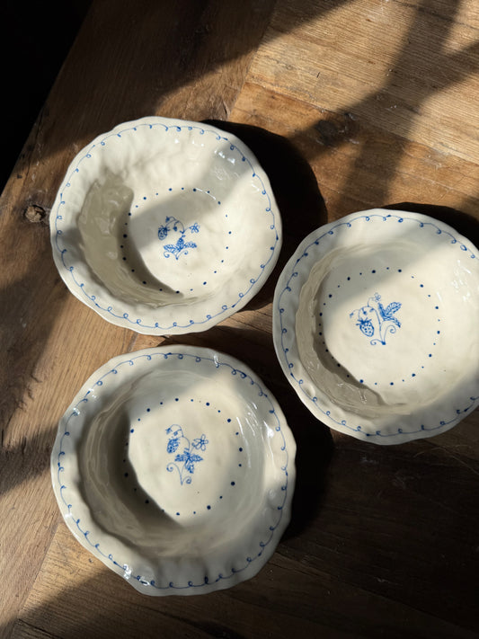Strawberry Garden Bowls